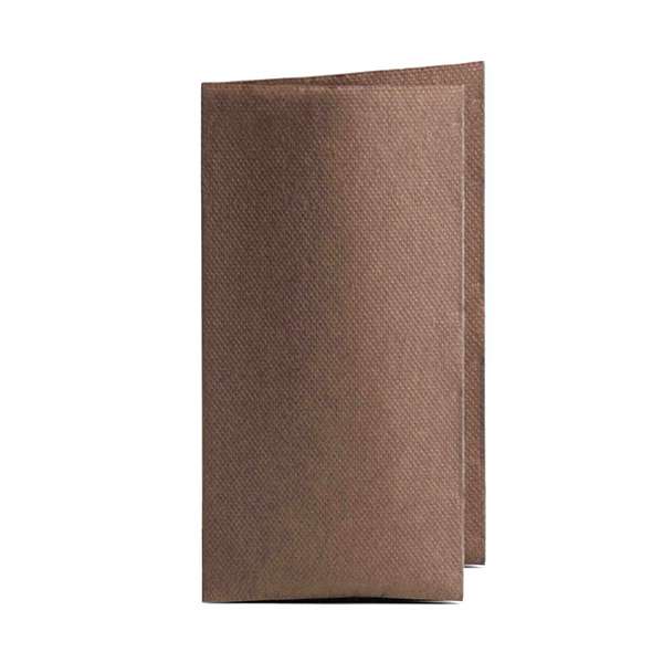 Image de SERVIETTE DOUBLE POINT NOISETTE 1/8