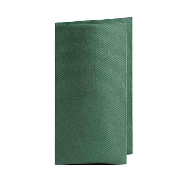 Image de SERVIETTE DOUBLE POINT VERT FONCE 1/8