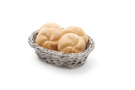 CORBEILLE A PAIN OVALE 19X12X6CM GRIS CLAIR