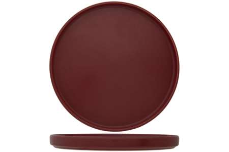 Image de ASSIETTE DESSERT Ø21XH2CM TOWER RASPBERRY RED