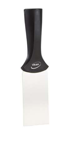 Image de GRATTOIR LAME INOX PAS DE VIS 50MM NOIR