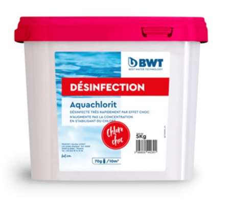 Image de CHLORE CHOC EN GRANULES AQUACHLORIT-5KG