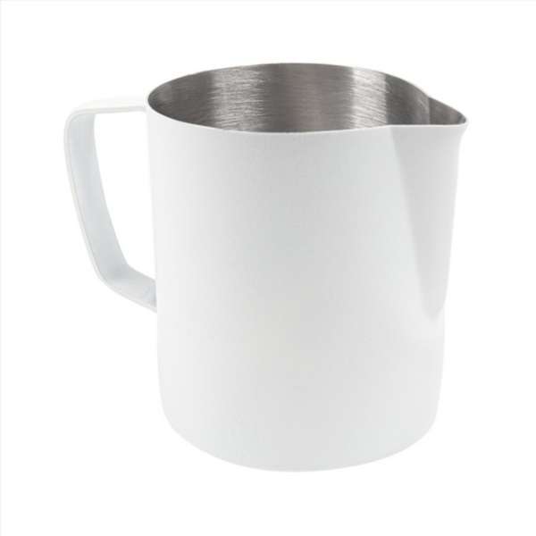 Image de POT À LAIT SANS COUVERCLE 600 ML 13x8x11CM BLANC INOX