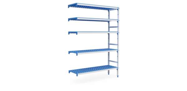Image de ETAGERE ANGLE KITS COMPLETS 5 NIVEAUX PROF. 555MM LARG.90
