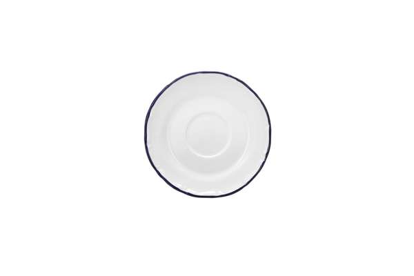 Image de ASSIETTE Ø20CM MARINA PIOLI BLANCHE/BLEUE
