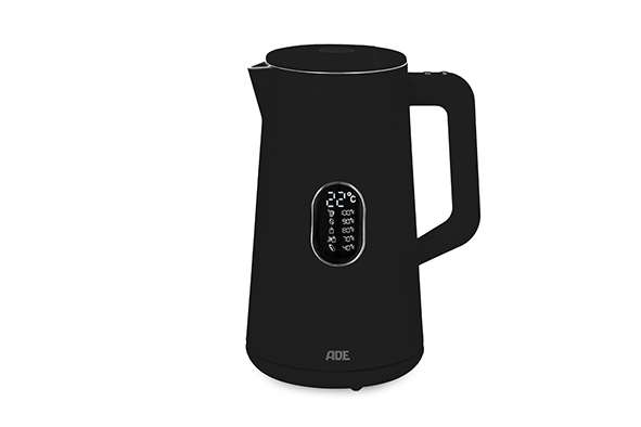 Image de BOUILLOIRE NOIRE AVEC SELECTION DE TEMPERATURE 1.5L