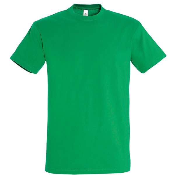 Image de TEE-SHIRT MC 100% COTON REGULAR VERT T.XL