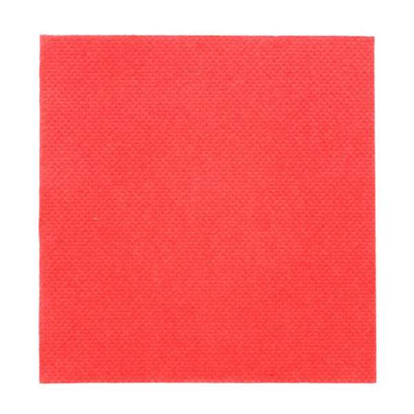 Image de SERVIETTE ECOLABEL DOUBLE POINT 20 X 20 ROUGE