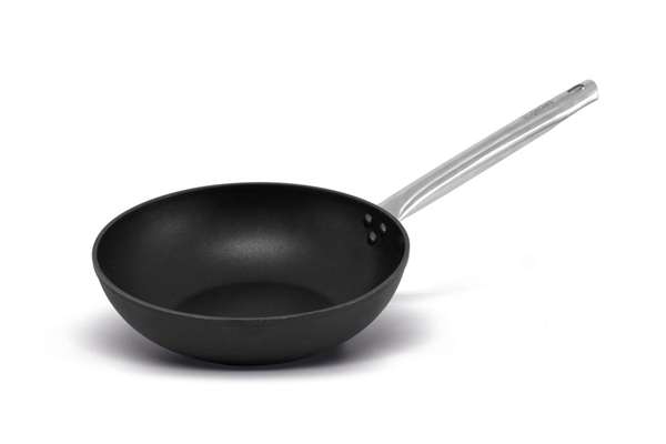 Image de WOK Ø28CM ANTIADHESIF BLACK PRO INDUCTION
