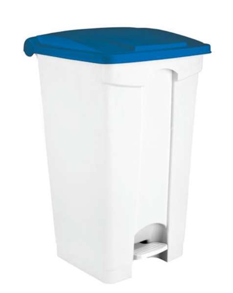 Image de POUBELLE A PEDALE HACCP 90L COUVERCLE BLEU