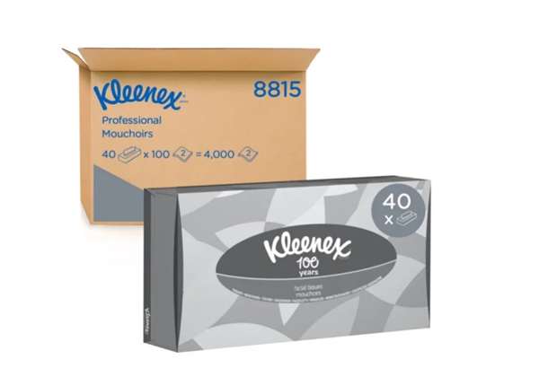 Image de MOUCHOIRS KLEENEX STANDARD 21.60X18.50