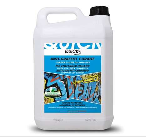 Image de QUICK TECH ANTI GRAFFITI CURATIF SURFACE POREUSE OU LISSE