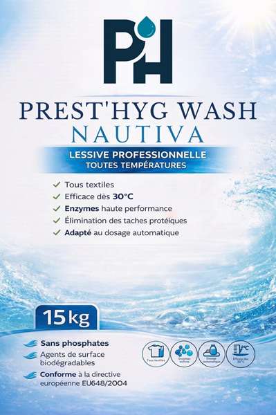 Image de PRESTHYG'WASH NAUTIVA POUDRE 15KG
