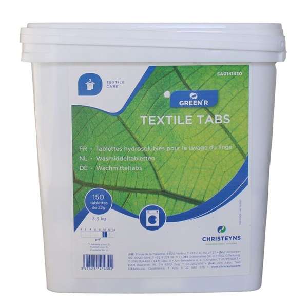 Image de CHRISTEYNS GREEN'R TEXTILE TABS 3.3KG