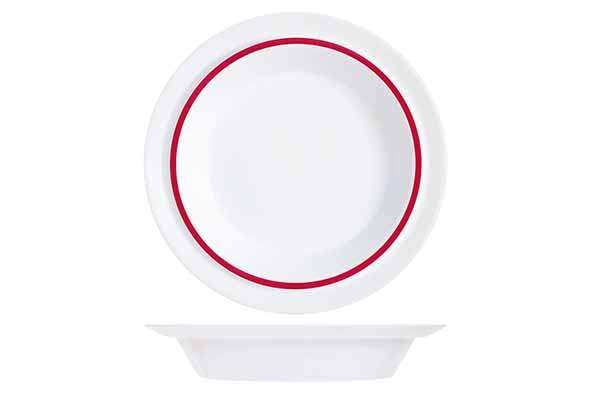 Image de ASSIETTE CREUSE Ø23CM AUTONOMY RED SET12