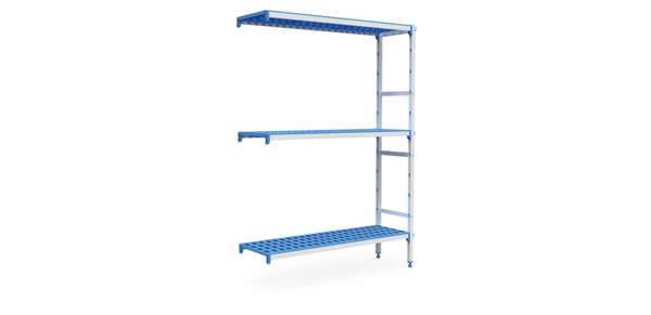 Image de ETAGERE ANGLE KITS COMPLETS 3 NIVEAUX PROF. 555MM LARG.2466