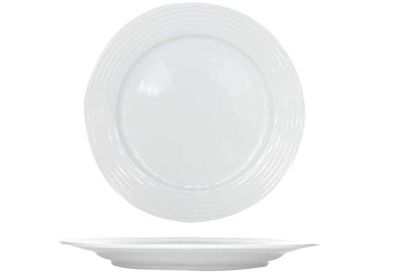 Image de ASSIETTE DESSERT Ø20.5CM LINEA WHITE