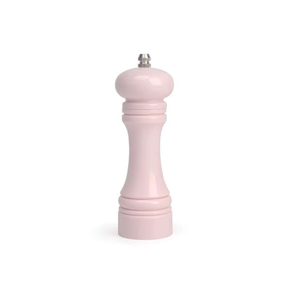 Image de MOULIN SEL POIVRE 18.5CM ROSE PLASTIQUE BROYEUR CERAMIDE