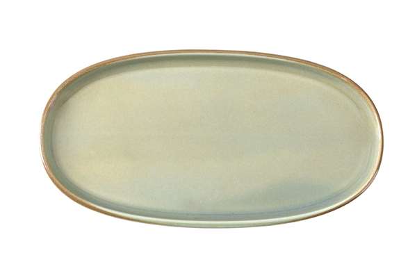 Image de ASSIETTE OVALE OLIVA 34 CM