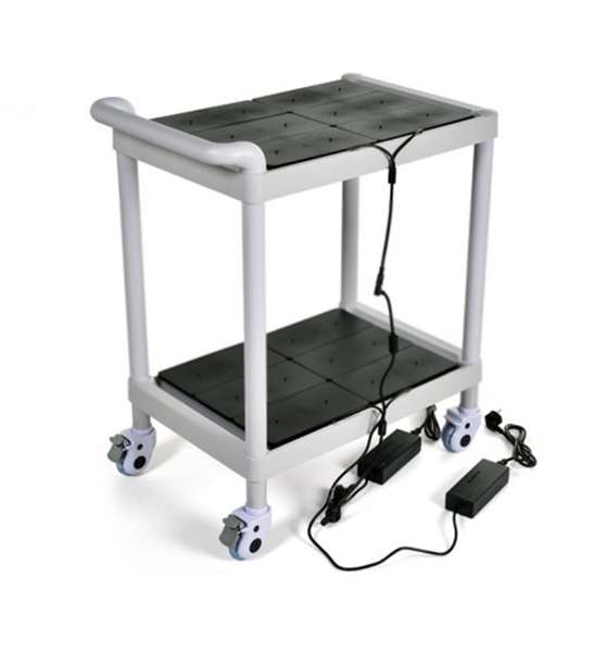 Image de SUPPORT CHARGE 24 JEUX 12 LED 45X65X90 GRIS