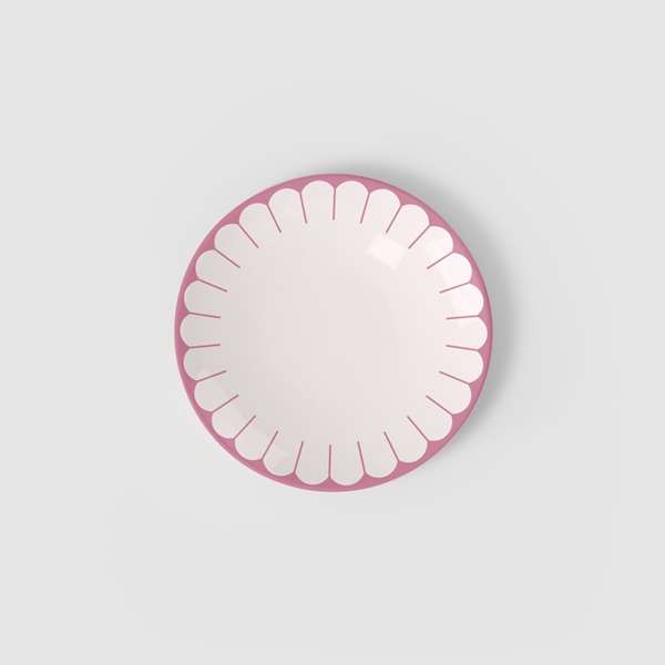 Image de ASSIETTE A DESSERT Ø21CM FLEUR CASSIS