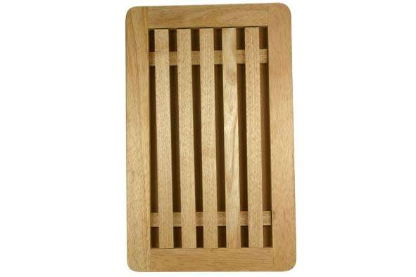 Image de PLANCHE A PAIN 38.5X24.2X2CM RUBBERWOOD