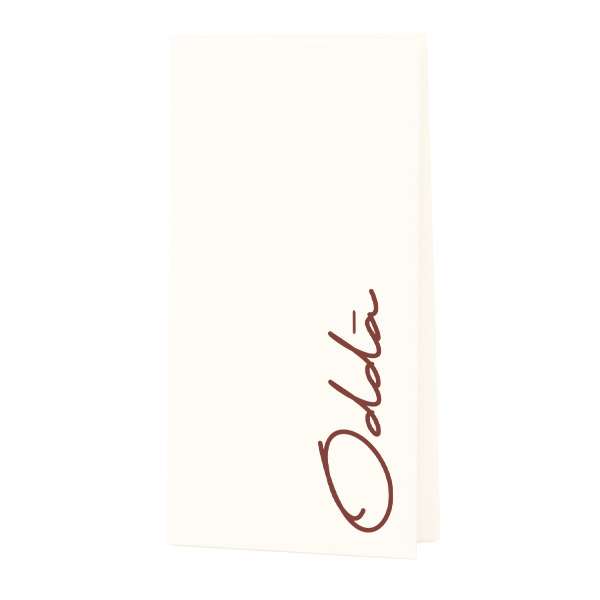 Image de SERVIETTE PERSO SETA SPUNLACE BLANCHE 1/8 LUNCH IMP 1C ODDA