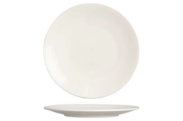 Image de ASSIETTE PLATE CONCORDE D28CM STEELITE