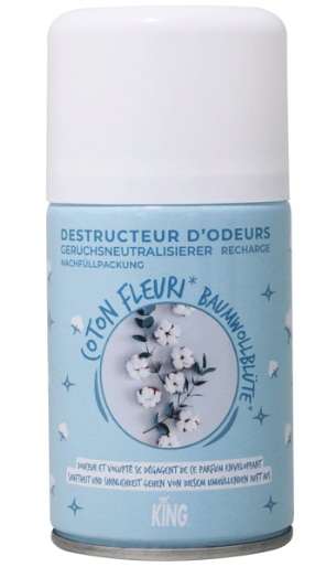 Image de RECHARGE DIFFUSEUR DESTRUCTEUR D'ODEUR COTON FLEURI 250ML