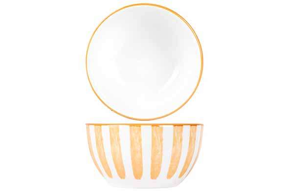 Image de BOL Ø11,5XH6,1CM ORANGE CABANA
