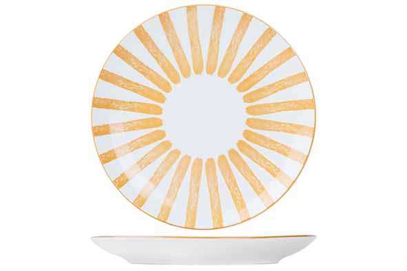 Image de ASSIETTE DESSERT Ø20,5CM CABANA ORANGE