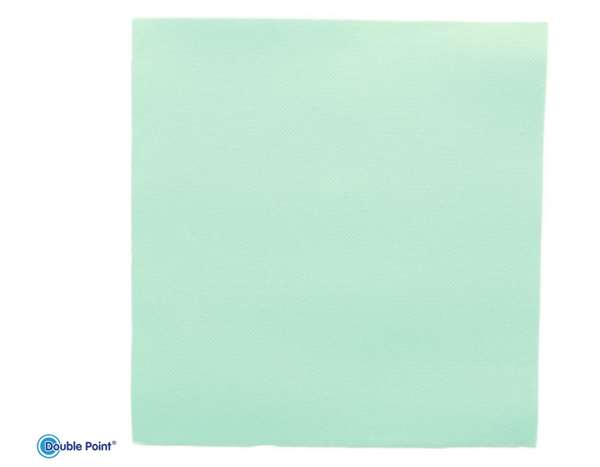 Image de SERVIETTE ECOLABEL DOUBLE POINT 39X39 VERT D'EAU