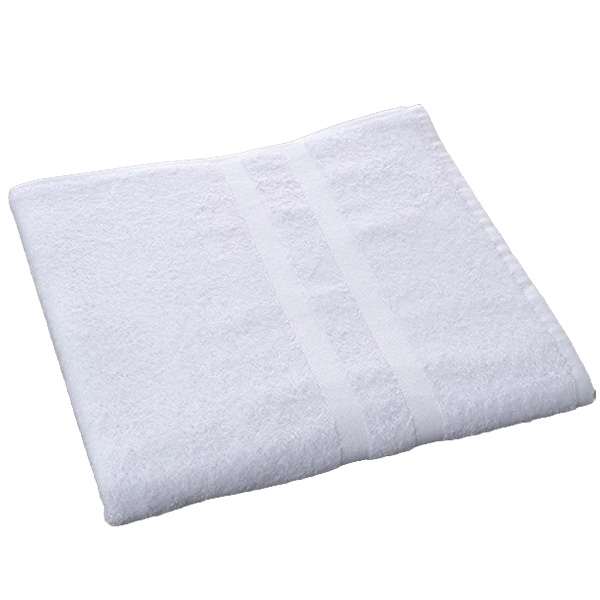 Image de SERVETTE TOILETTE 70X140CM BLANC CUBA 100%COTON 400GM2