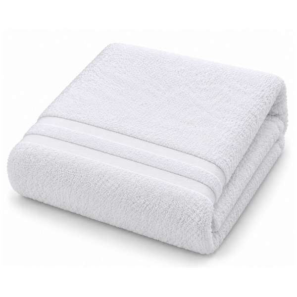Image de SERVIETTE TOILETTE 100X150CM BLANC CUBA 100%COTON 400GM2