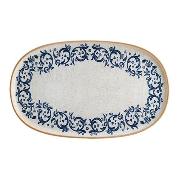 Image de ASSIETTE OVALE 34CM VIENTO HYGGE PORCELAINE