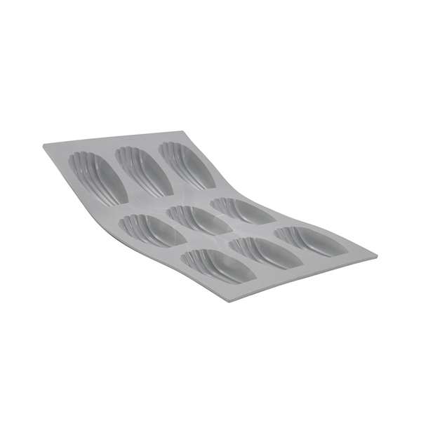 Image de MOULE EN SILICONE 9 MADELEINES 30X17.6CM ELASTOMOULE