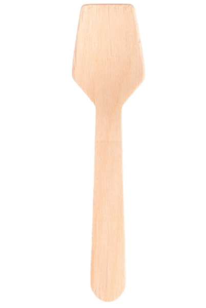 Image de CUILLERES POUR GLACE WOOD 9.5CM NATUREL BOIS X100