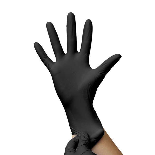 Image de GANT NITRILE NOIR NON POUDRE T7/8 - M