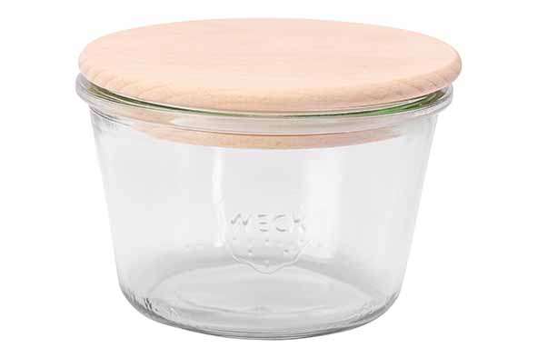 Image de BOCAL DE CONSERVATION 370ML COUVERCLE BOIS