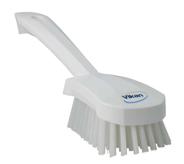 Image de BROSSE A MAIN MANCHE COURT 27CM BLANC