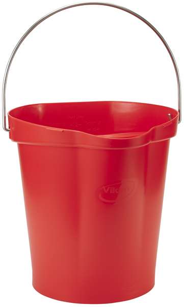 Image de SEAU GRADUE BEC VERSEUR 12L ROUGE