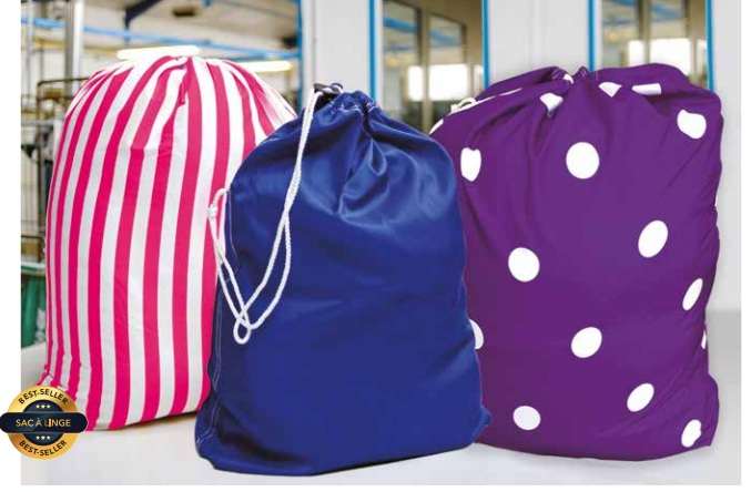 Image de SAC A LINGE IDETEX VERT 72XH.82CM