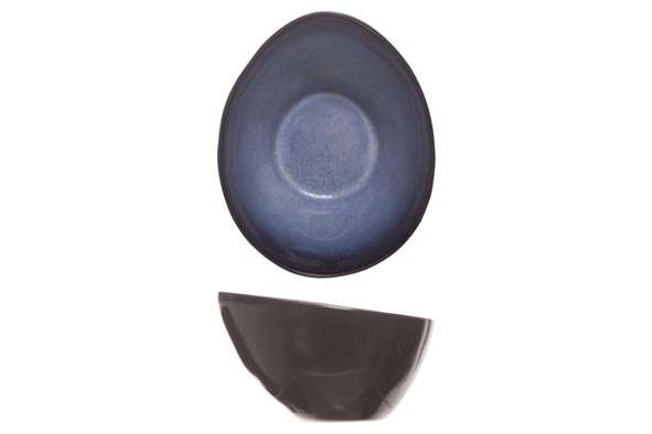 Image de BOL OVALE 10X7.5XH6CM SAPPHIRE