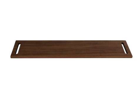 Image de PLANCHE A SERVIR 95X20XH.4CM NATUREL BOIS PIED POLYBAG
