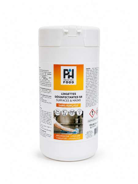 Image de PREST'HYG FOOD LINGETTES DESINFECTANTES SR x100