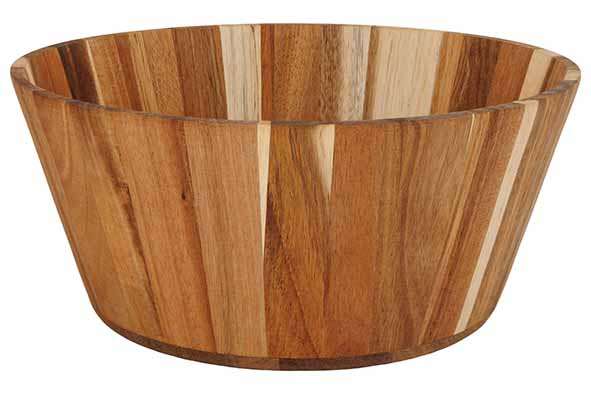 Image de SALADIER Ø28XH.12.5CM BOIS ACACIA