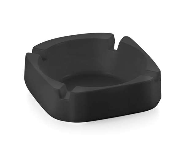 Image de CENDRIER CARRE 10CM MELAMINE NOIR