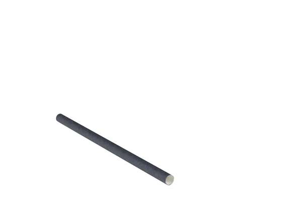 Image de PAILLE PAPIER COCKTAIL NOIRE Ø7 H150mm - Paquet
