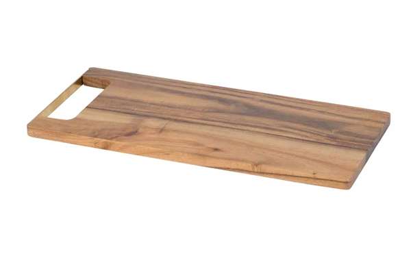 Image de PLANCHE A DECOUPER 35X15CM ACACIA POIGNEE OR