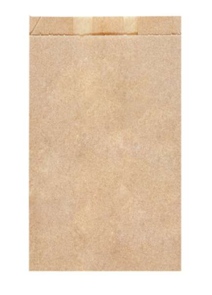 Image de SACHET CROISSANT 'NATUREL' 32G/M2 14+7x22CM KRAFT
